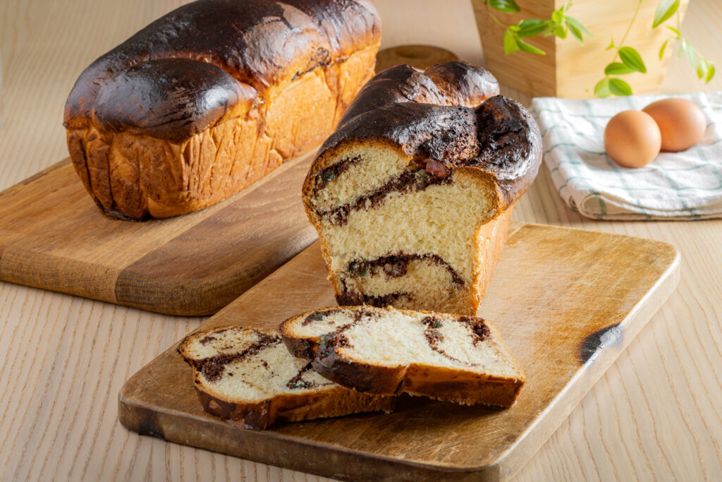 Cozonac - a type of Stollen, or sweet leavened bread, traditional to Romania